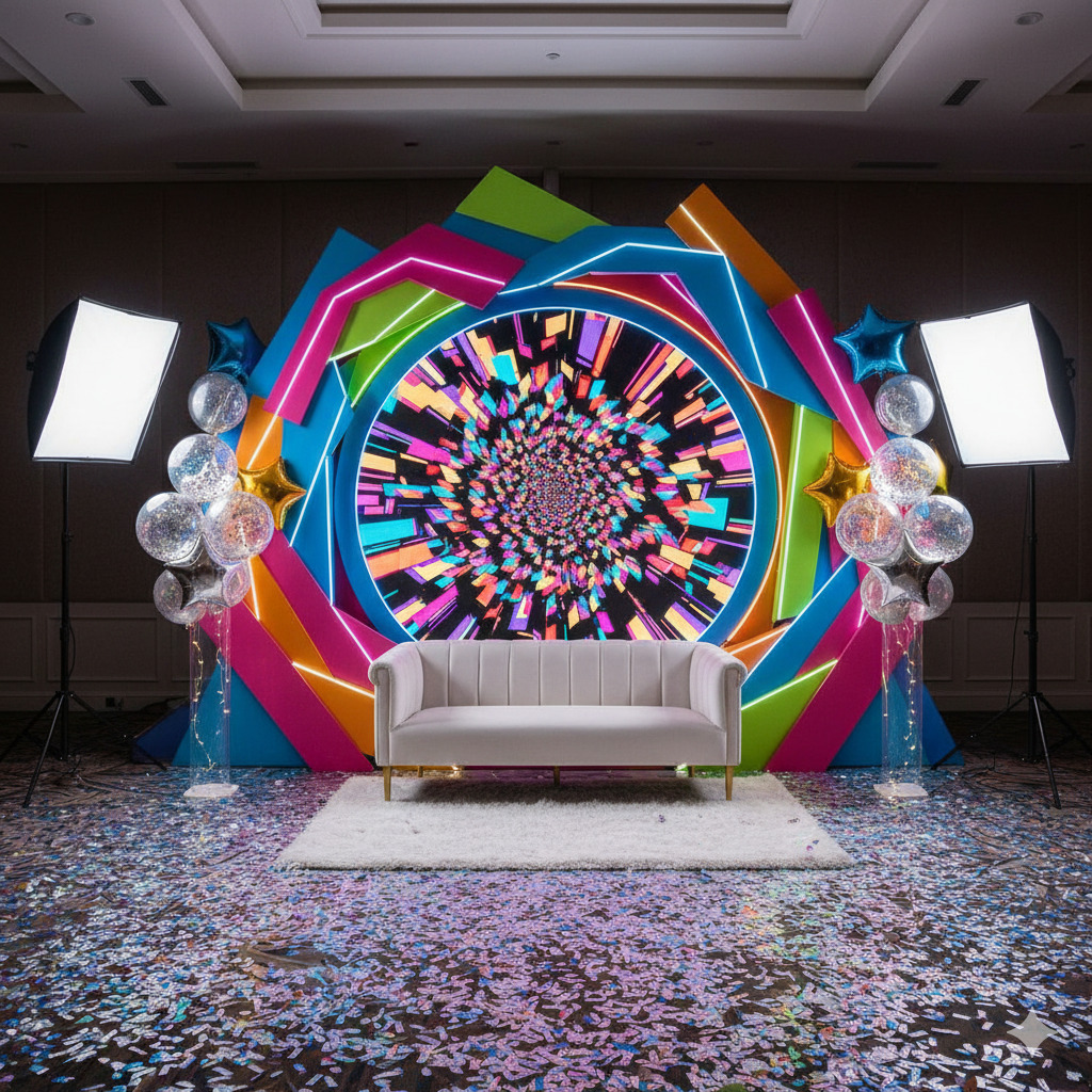 Party backdrop design